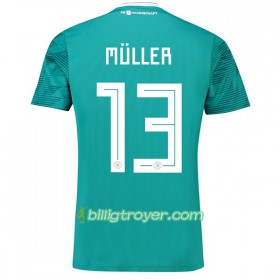 Billige Fotballdrakter Tyskland MUller 13 VM 2018 Bortedraktsett